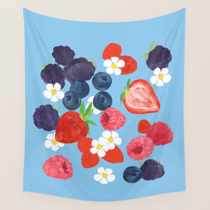 Verry Berry Wall Tapestry Gallery Image 4