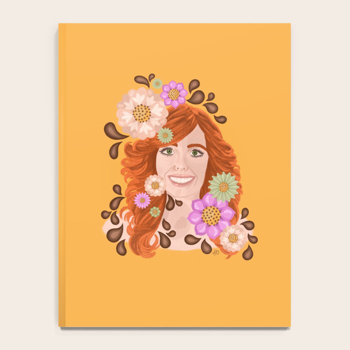 Vintage Beauty Retro Portrait Notebook Gallery Image 4