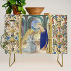 Medieval Nativity Christmas Bible Art 1485 Gold Festive Renaissance Painting Credenza Gallery Image 1