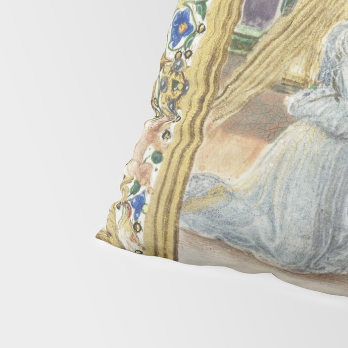 Medieval Nativity Christmas Bible Art 1485 Gold Festive Renaissance Painting Pillow Sham Gallery Image 4