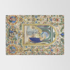 Medieval Nativity Christmas Bible Art 1485 Gold Festive Renaissance Painting Rug Gallery Image 2