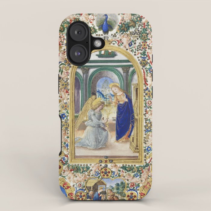 Medieval Nativity Christmas Bible Art 1485 Gold Festive Renaissance Painting iPhone Case Gallery Image 1