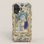 Medieval Nativity Christmas Bible Art 1485 Gold Festive Renaissance Painting iPhone Case Gallery Image 1