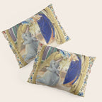 Medieval Nativity Christmas Bible Art 1485 Gold Festive Renaissance Painting Pillow Sham Gallery Image 3