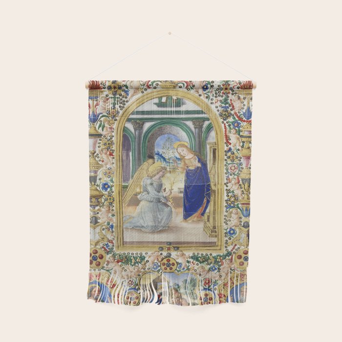 Medieval Nativity Christmas Bible Art 1485 Gold Festive Renaissance Painting Wall Hanging Gallery Image 1