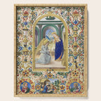 Medieval Nativity Christmas Bible Art 1485 Gold Festive Renaissance Painting Serving Tray Gallery Image 1