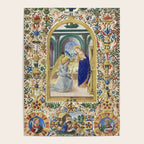 Medieval Nativity Christmas Bible Art 1485 Gold Festive Renaissance Painting Poster Gallery Image 4