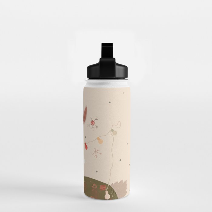 Holiday Llama Joy ll Water Bottle Gallery Image 2