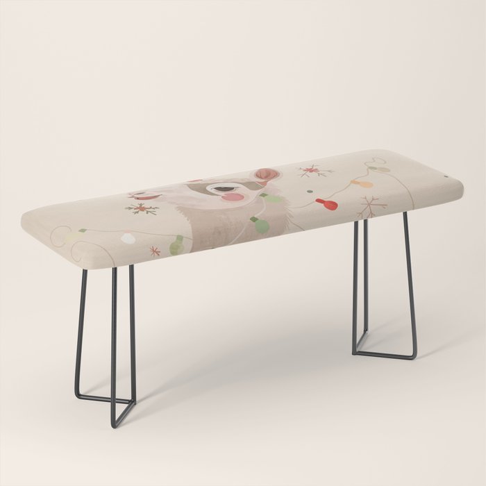 Holiday Llama Joy ll Bench Gallery Image 1