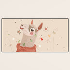 Holiday Llama Joy ll Desk Mat Gallery Image 3