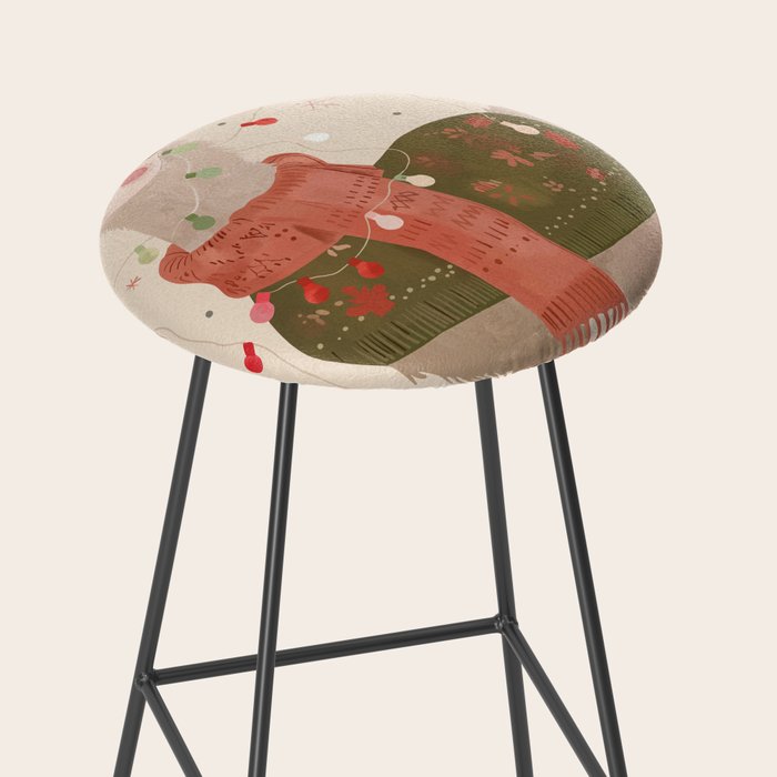 Holiday Llama Joy ll Stool Gallery Image 2
