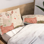 Holiday Llama Joy ll Pillow Sham Gallery Image 2