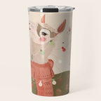 Holiday Llama Joy ll Travel Mug Gallery Image 1