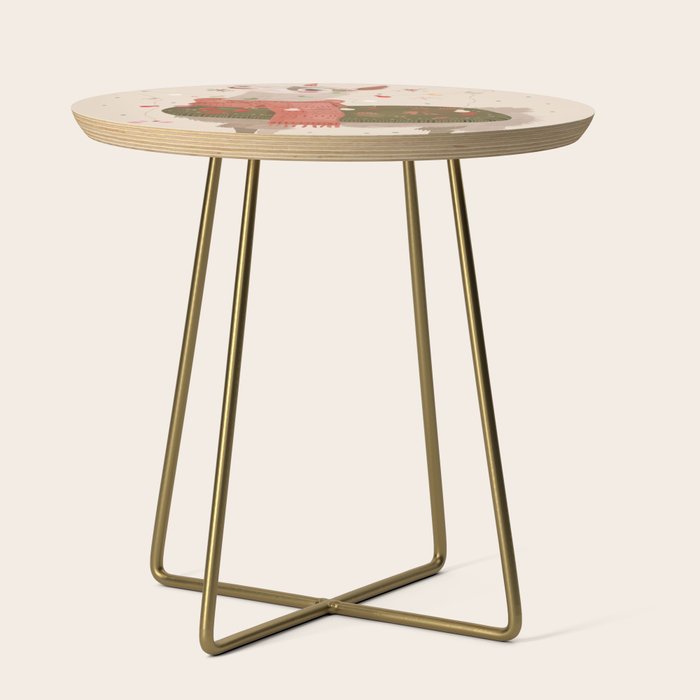 Holiday Llama Joy ll Side Table Gallery Image 1