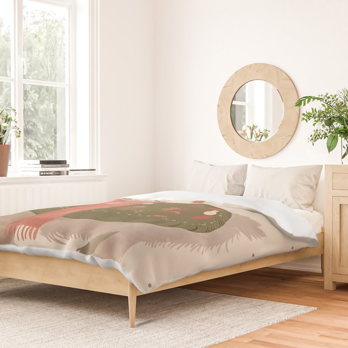 Holiday Llama Joy ll Duvet Cover Gallery Image 2