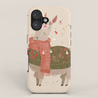 Holiday Llama Joy ll iPhone Case Gallery Image 1