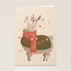Holiday Llama Joy ll Stationery Card Gallery Image 2