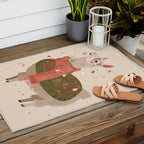 Holiday Llama Joy ll Outdoor Rug Gallery Image 2