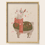 Holiday Llama Joy ll Serving Tray Gallery Image 1