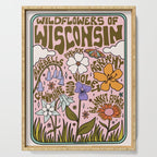 Wisconsin Wildflowers Serving Tray Gallery Image 1