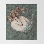 The Birth of Venus Throw Blanket Gallery Image 2