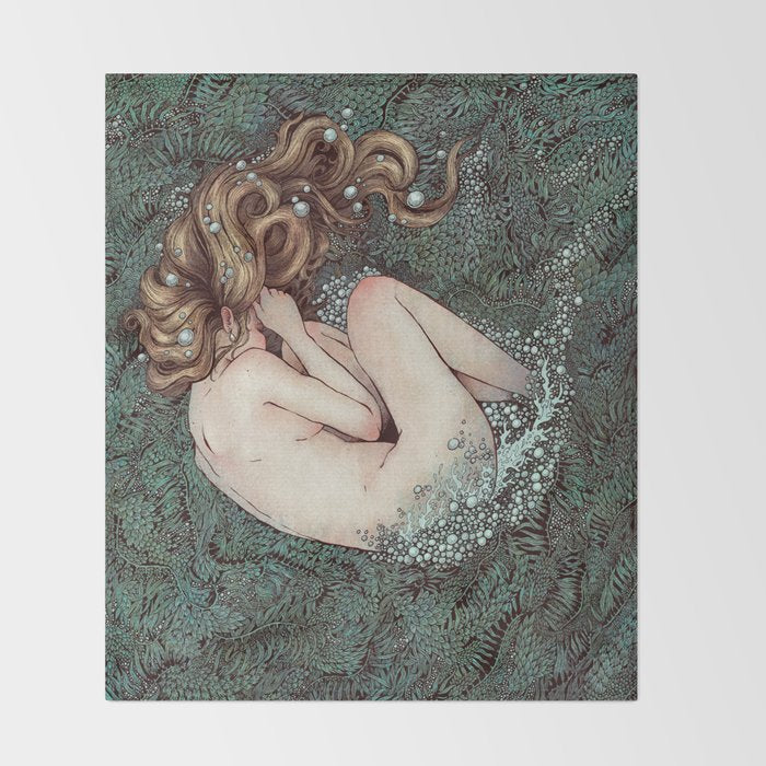 The Birth of Venus Throw Blanket Gallery Image 2