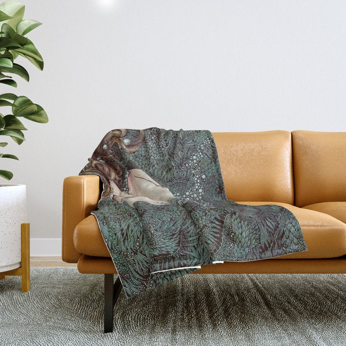 The Birth of Venus Throw Blanket Gallery Image 1