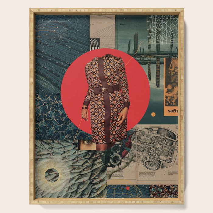 I looked into the Eye of this World Serving Tray Gallery Image 1