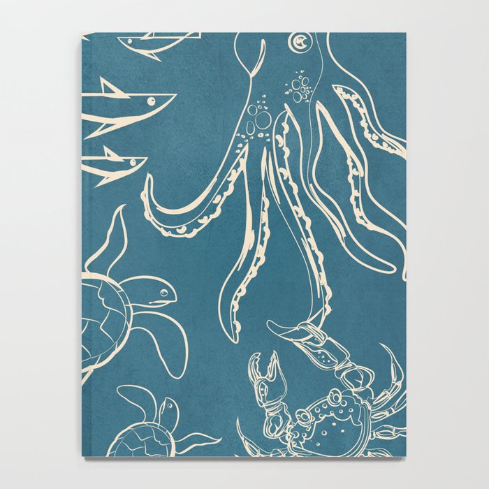 Minimal Sea Life 3 Notebook Gallery Image 4