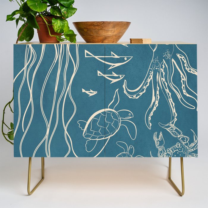Minimal Sea Life 3 Credenza Gallery Image 1