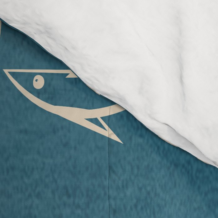 Minimal Sea Life 3 Comforter Gallery Image 4