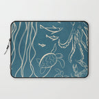 Minimal Sea Life 3 Laptop Sleeve Gallery Image 1