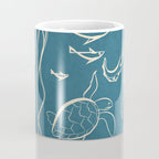 Minimal Sea Life 3 Coffee Mug Gallery Image 4
