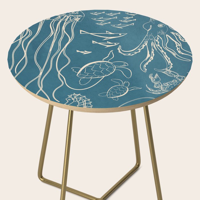 Minimal Sea Life 3 Side Table Gallery Image 2