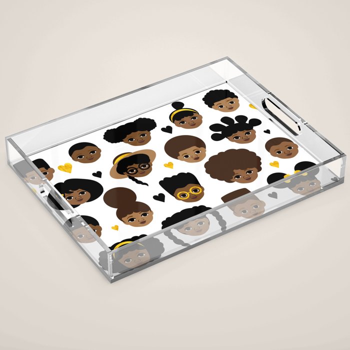 Girls and Boys Acrylic Tray Gallery Image 1