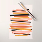 Linear stack Wrapping Paper Gallery Image 1