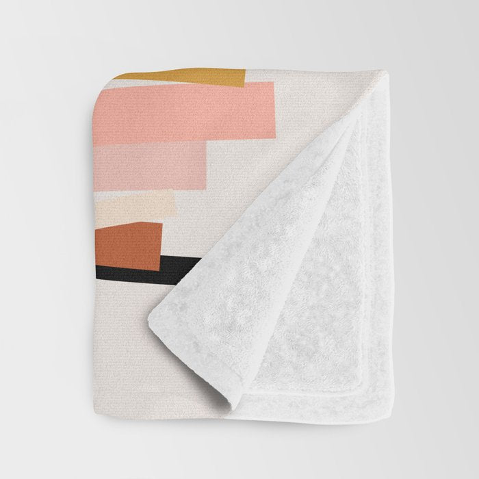 Linear stack Throw Blanket Gallery Image 3
