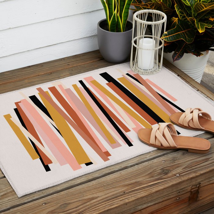 Linear stack Outdoor Rug Gallery Image 2