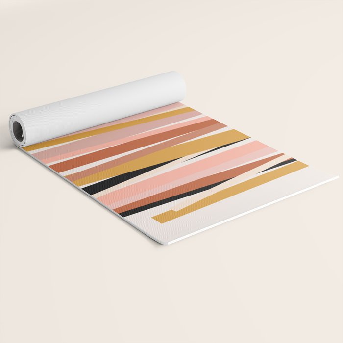 Linear stack Yoga Mat Gallery Image 2