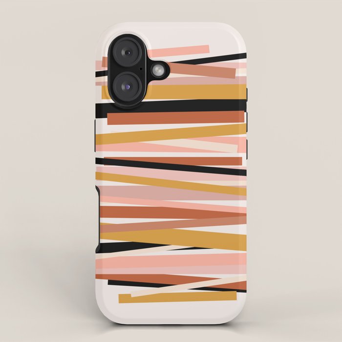 Linear stack iPhone Case Gallery Image 1