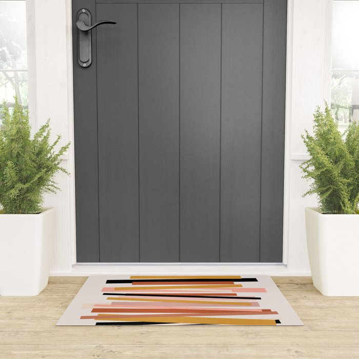 Linear stack Welcome Mat Gallery Image 3