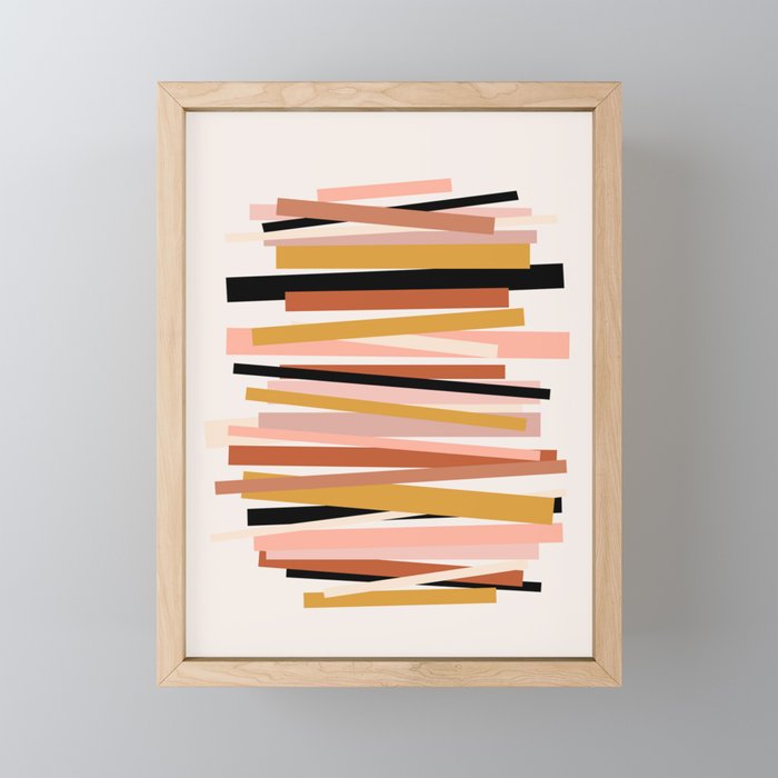 Linear stack Mini Art Print Gallery Image 1