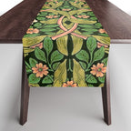 William Morris Pimpernel, green, William Morris floral design  Table Runner Gallery Image 1