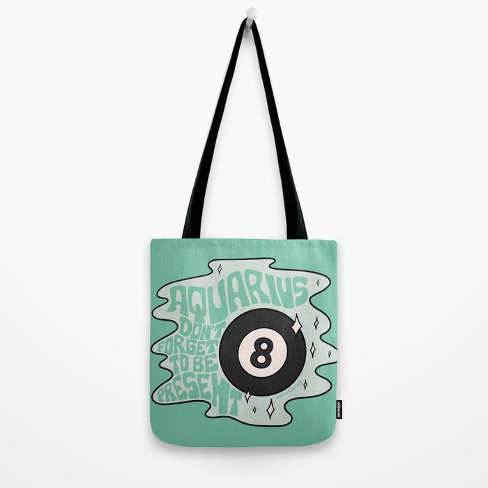 Aquarius Magic 8 Ball Tote Bag Gallery Image 2