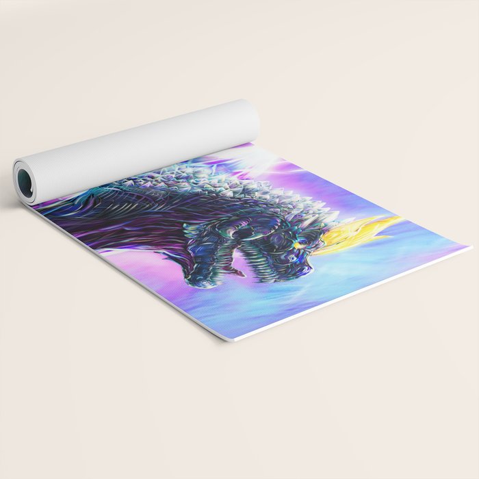 SpaceGodzilla Yoga Mat Gallery Image 2