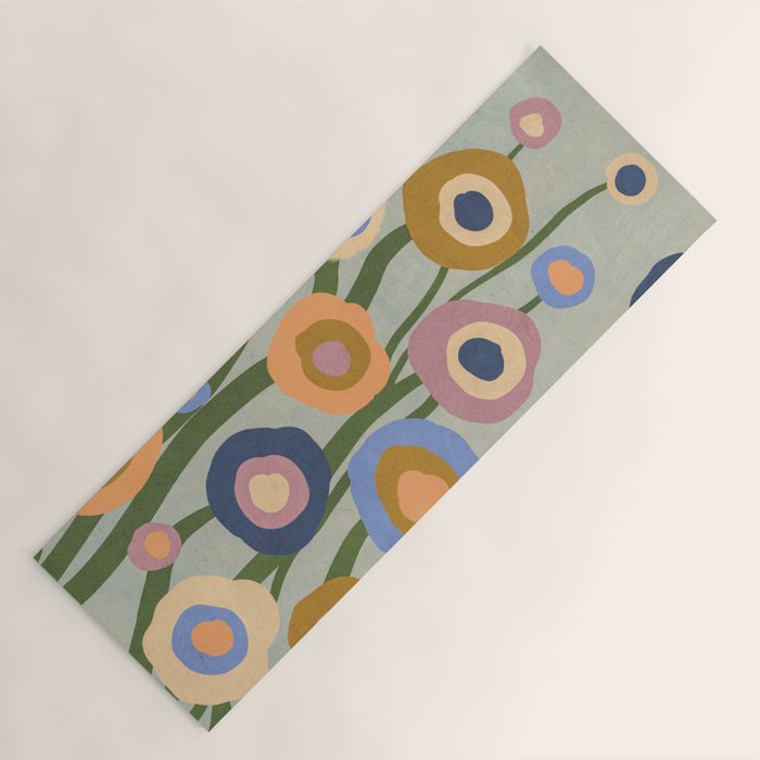 Evening flowers Yoga Mat Gallery Image 1