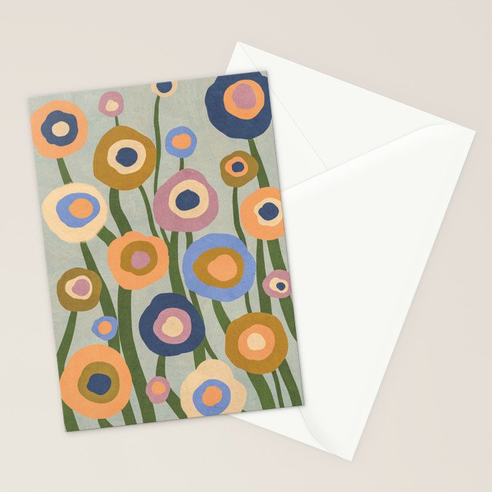 Evening flowers Stationery Card Gallery Image 2