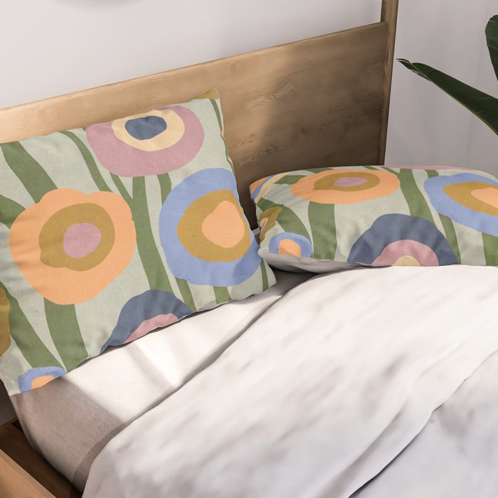 Evening flowers Pillow Sham Gallery Image 2