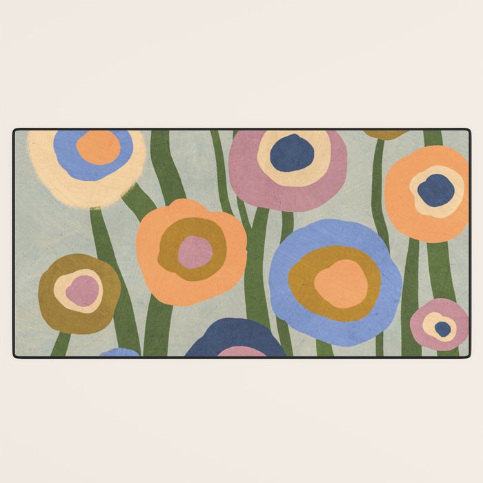 Evening flowers Desk Mat Gallery Image 3