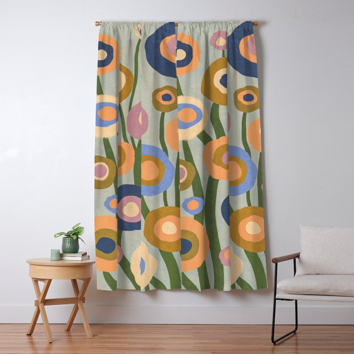 Evening flowers Window Curtain Gallery Image 5